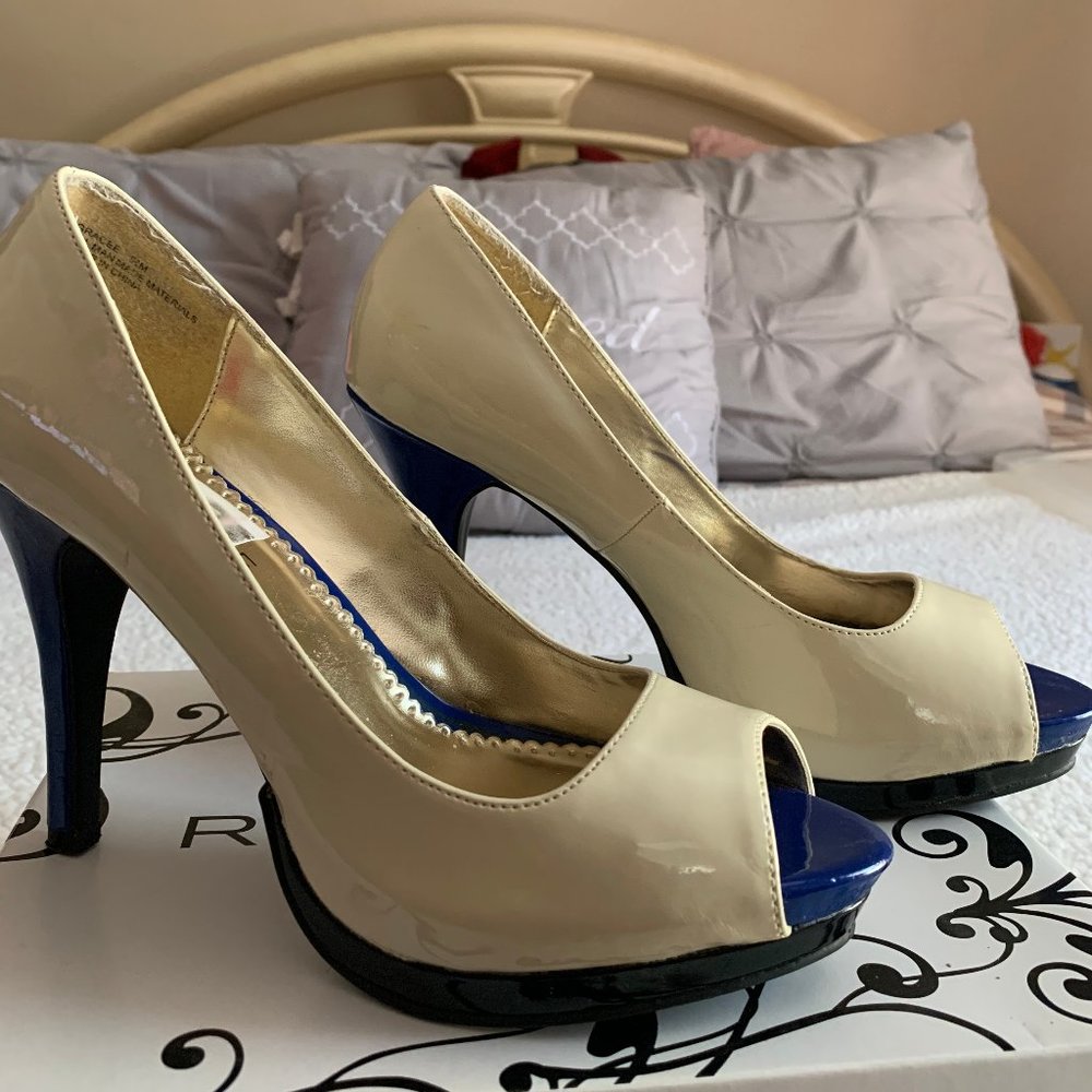Rampage Peep Toe Heels